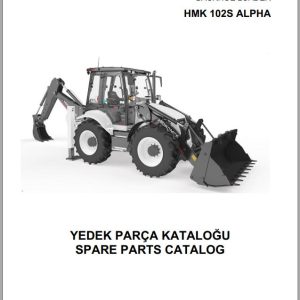 Hidromek Backhoe Loader HMK 102S ALPHA Spare Parts Catalog Y1501100R EN TR