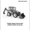 Hidromek Backhoe Loader HMK 102S ALPHA Spare Parts Catalog Y2701100H EN TR