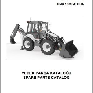 Hidromek Backhoe Loader HMK 102S ALPHA Spare Parts Catalog Y2701100R EN TR