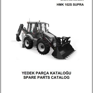 Hidromek Backhoe Loader HMK 102S SUPRA Spare Parts Catalog Y1602100 EN TR