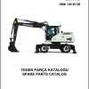 Hidromek Excavator HMK 140 W 3B Spare Parts Catalog H207323300 EN TR