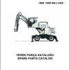 Hidromek Excavator HMK 140W MH 3 GEN Spare Parts Catalog H507322300 EN TR