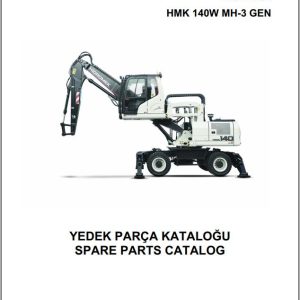 Hidromek Excavator HMK 140W MH 3 GEN Spare Parts Catalog H507322300 EN TR