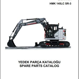Hidromek Excavator HMK 145LC SR 3 Spare Parts Catalog H417322300U EN TR