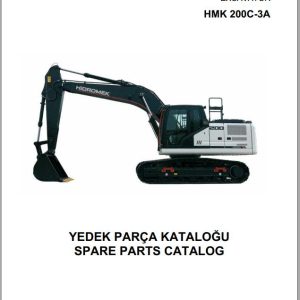 Hidromek Excavator HMK 200C 3A Spare Parts Catalog H32732C300U EN TR