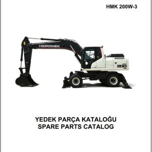 Hidromek Excavator HMK 200W 3 Spare Parts Catalog H227322300 EN TR