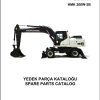 Hidromek Excavator HMK 200W 3B Spare Parts Catalog H227323300 EN TR