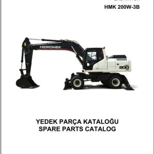 Hidromek Excavator HMK 200W 3B Spare Parts Catalog H227323300 EN TR