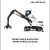 Hidromek Excavator HMK 200W MH 3B Spare Parts Catalog H527323300 EN TR