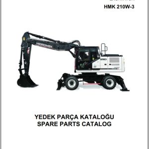Hidromek Excavator HMK 210W 3 Spare Parts Catalog H22732B300 EN TR