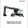 Hidromek Excavator HMK 210W 4 Spare Parts Catalog H227324300U EN TR