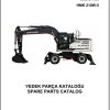 Hidromek Excavator HMK 210W 5 Spare Parts Catalog H227325300U EN TR