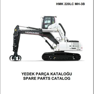 Hidromek Excavator HMK 220LC MH 3B Spare Parts Catalog H557323300 EN TR