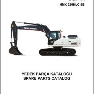 Hidromek Excavator HMK 220NLC 3B Spare Parts Catalog H337323300U EN TR