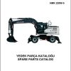 Hidromek Excavator HMK 220W 5 Spare Parts Catalog H237325300U EN TR