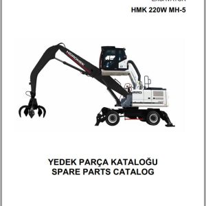 Hidromek Excavator HMK 220W MH 5 Spare Parts Catalog H537325300U EN TR