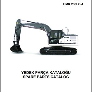 Hidromek Excavator HMK 230LC 4 Spare Parts Catalog H347324300 EN TR
