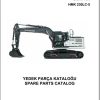 Hidromek Excavator HMK 230LC 5 Spare Parts Catalog H347325300U EN TR