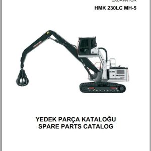 Hidromek Excavator HMK 230LC MH 5 Spare Parts Catalog H557325300 EN TR
