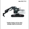 Hidromek Excavator HMK 230LC TX 3 Spare Parts Catalog H34732B300TX EN TR