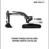Hidromek Excavator HMK 300LC 3 Spare Parts Catalog H257322300U EN TR