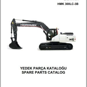 Hidromek Excavator HMK 300LC 3B Spare Parts Catalog H257323300U EN TR