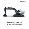 Hidromek Excavator HMK 310LC 4 Spare Parts Catalog H257324300U EN TR