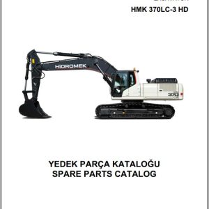 Hidromek Excavator HMK 370LC 3 HD Spare Parts Catalog H377322300U EN TR