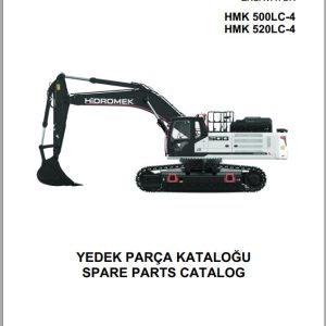 Hidromek Excavator HMK 500LC 4 HMK 520LC 4 Spare Parts Catalog H387324300U EN TR