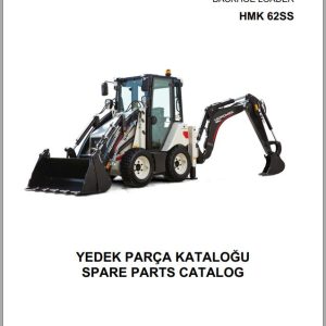 Hidromek Mini Backhoe Loader HMK 62T Spare Parts Catalog EN TR 1