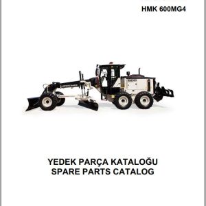Hidromek Motor Grader HMK 600MG4 Spare Parts Catalog R60014301U EN TR