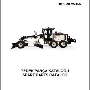 Hidromek Motor Grader HMK 600MG4ES Spare Parts Catalog R60014302U ES TR