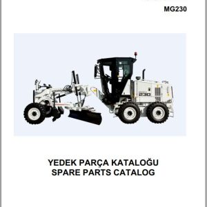 Hidromek Motor Grader HMK MG230 Spare Parts Catalog R23034301U EN TR