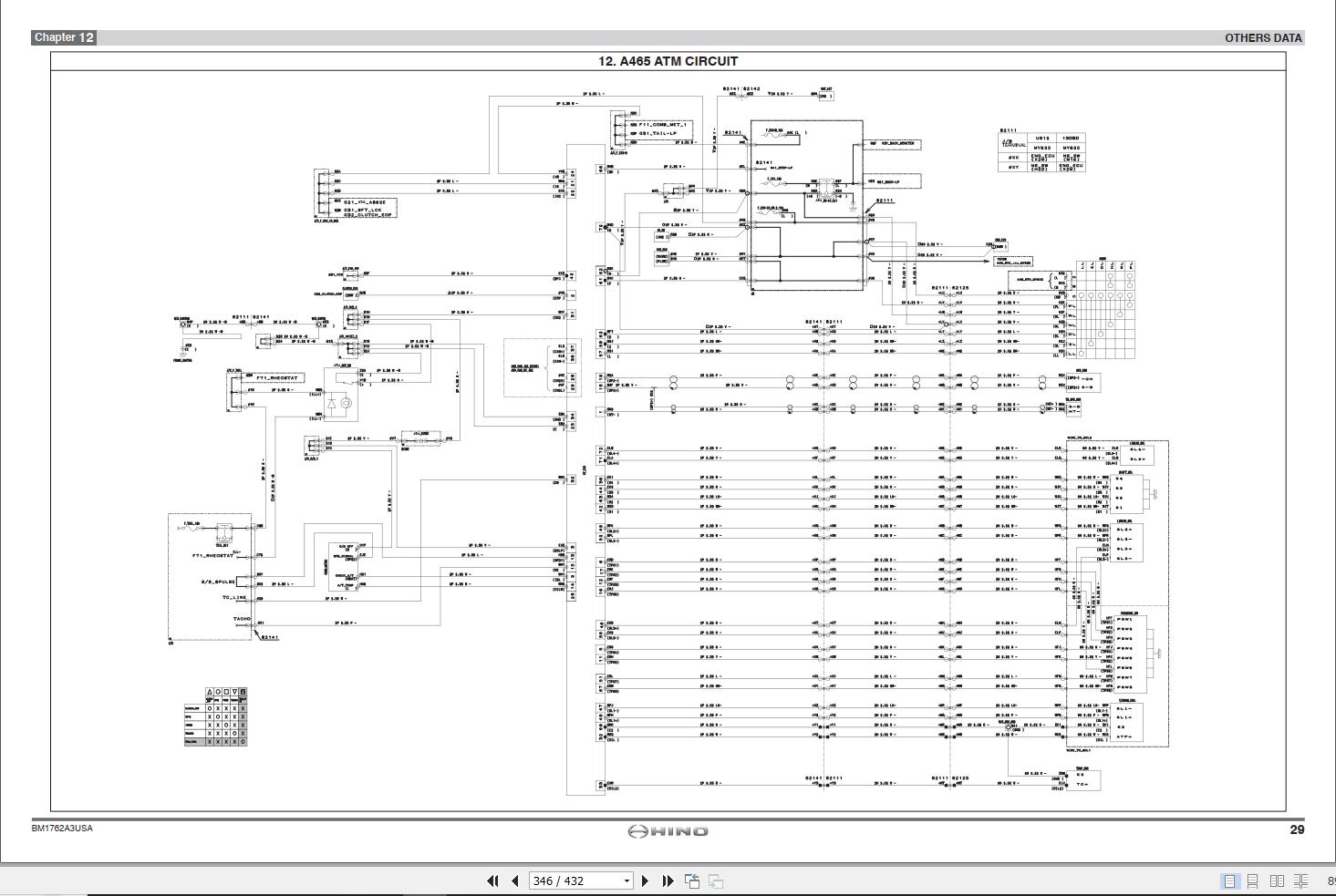 Hino Truck 2019 Body Builder Book Chassis Guide USA