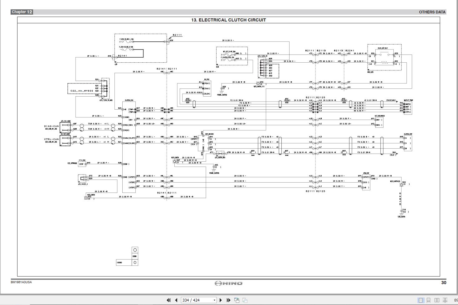 Hino Truck 2020 Body Builder Book Chassis Guide USA