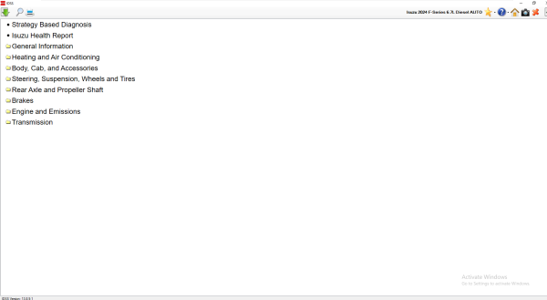 Isuzu IDSS USA 01.2024 Diagnostic Service System 4