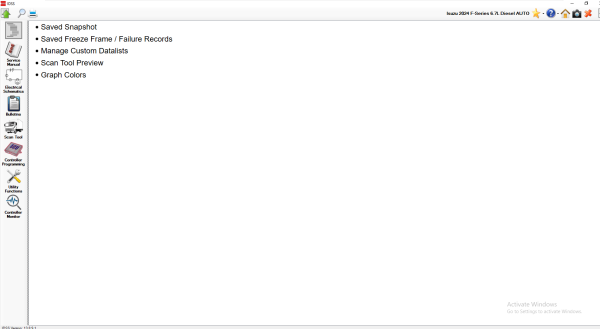 Isuzu IDSS USA 01.2024 Diagnostic Service System 8