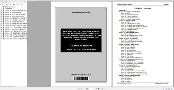 John Deere Collection 1.55 GB Repair Technical Manual Service Manual 3