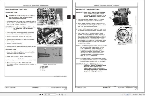 John Deere Diesel Engine Powertech 8.1L Technical Manual CTM225 2