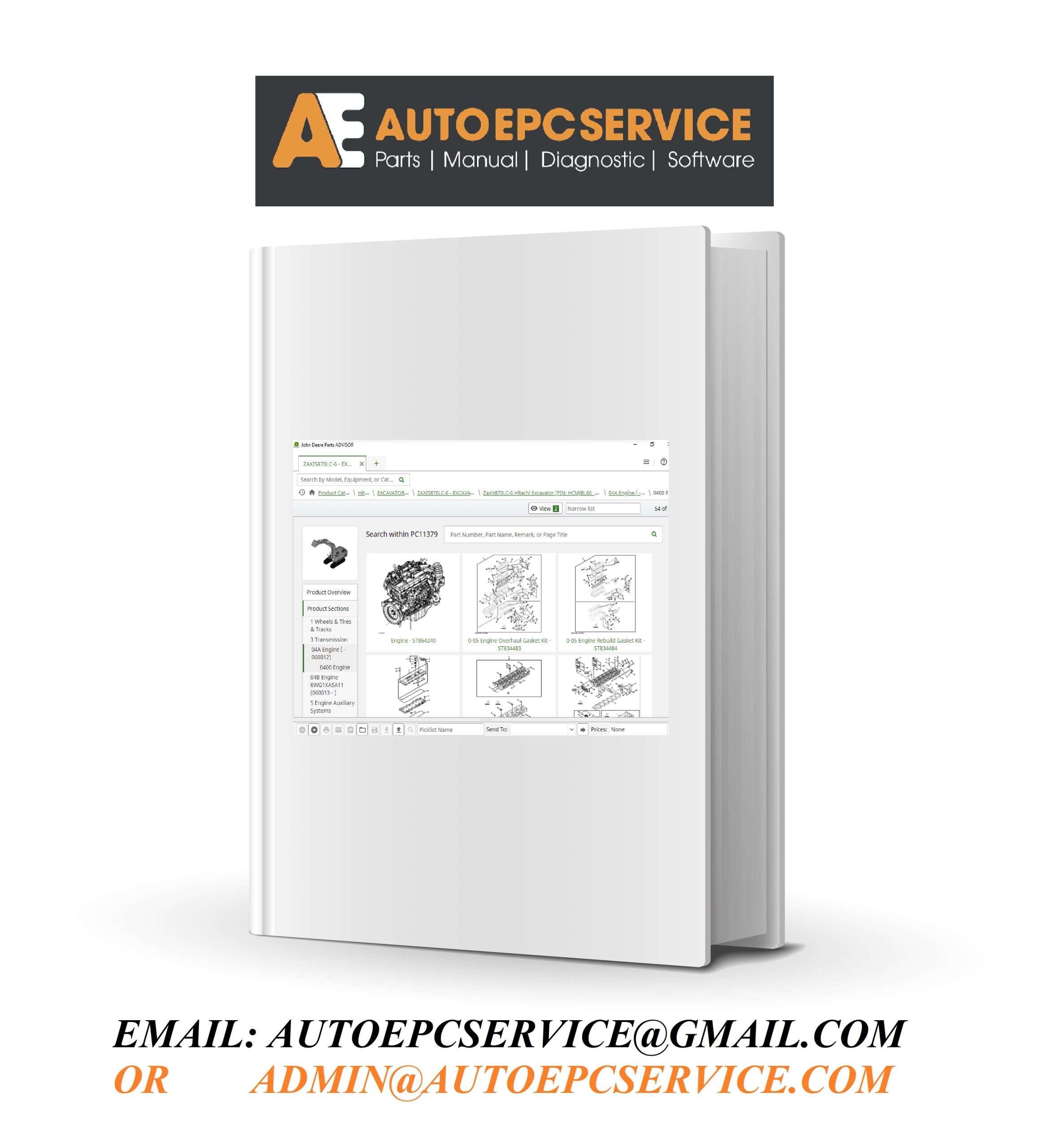 John Deere Hitachi Parts ADVISOR 01.2024 Spare Parts Catalog Offline 2d772557280f1a52 scaled