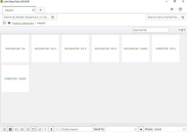 John Deere Hitachi Parts ADVISOR 12.2023 Spare Parts Catalog 9
