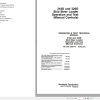 John Deere Skid Steer Loader 318D 320D Operation and Test Technical Manual TM11398
