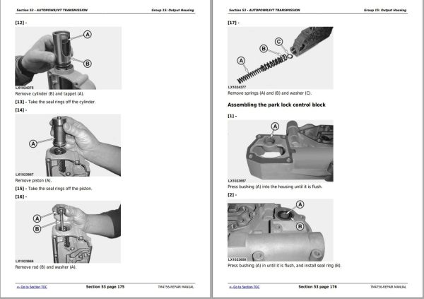 John Deere Tractors 6820 6920 6920S Repair Manual TM4756 1