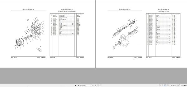 Komatsu Crawler Dozers D70LE 8 Part Book LEPBD07802 1