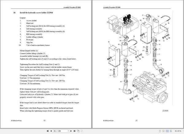Komatsu Mining Shovel PC8000 General Assembly Procedure FAMPC8000 06 1
