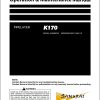 Komatsu PipeLayer K170 Operation Maintenance Manual 5000 08OP 0001B