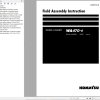 Komatsu Wheel Loader WA470 8 Field Assembly Instruction GEN00133 00
