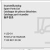 Linde Forklift R10 R12 R14 R16 R20 R25 Parts Catalog 11208010000