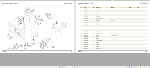 Linde Forklift R10 R12 R14 R16 R20 R25 Parts Catalog 11208010000 1