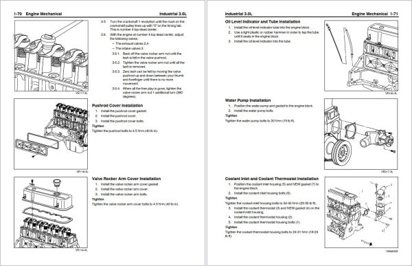 PSI Industrial Engine 3.0L Service Manual 36100010 1